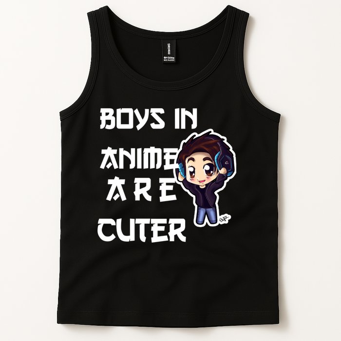 Boys In Anime Are Cuter Tank Top