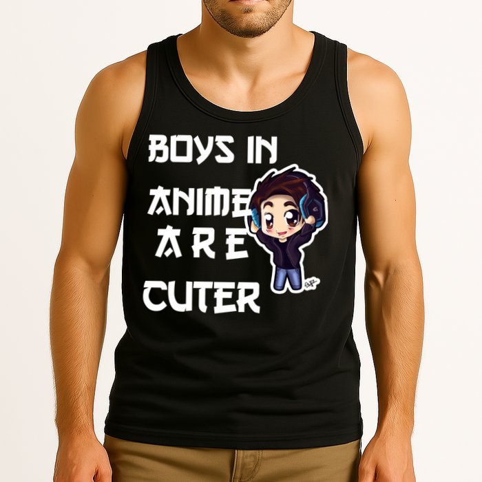 Boys In Anime Are Cuter Tank Top