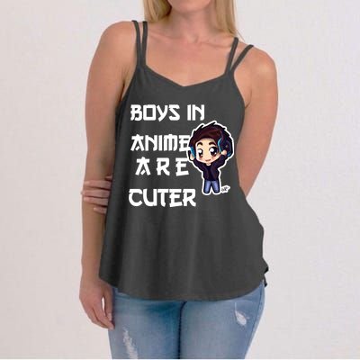 Boys In Anime Are Cuter Women's Strappy Tank