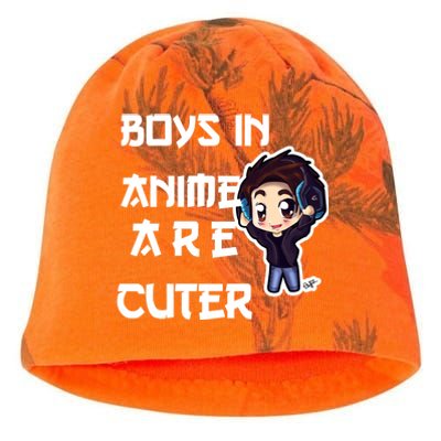 Boys In Anime Are Cuter Kati - Camo Knit Beanie