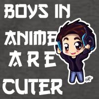 Boys In Anime Are Cuter Vector Backpack