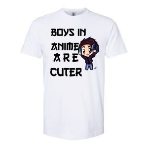 Boys In Anime Are Cuter Softstyle CVC T-Shirt