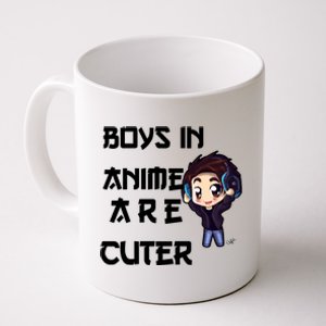 Boys In Anime Are Cuter Coffee Mug