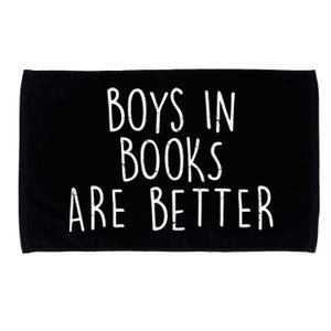 Boys In Books Are Better Funny Microfiber Hand Towel