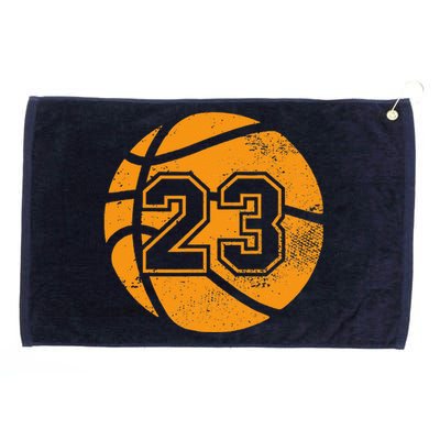 Basketball Player 23 Basketball Mom Dad Jersey Number 23 Grommeted Golf Towel