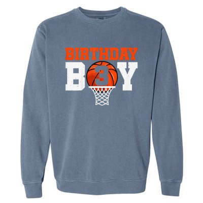 Basketball player 3 Years Old Basketball 3rd Bday Garment-Dyed Sweatshirt