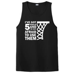 Basketball Player 5 Fouls Gift Hoops Baller Basketball Gift PosiCharge Competitor Tank