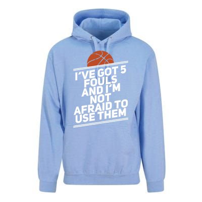 Basketball Player 5 Fouls Meaningful Gift Hoops Streetball Great Gift Unisex Surf Hoodie