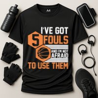 Basketball Player 5 Fouls - Funny Basketball Cooling Performance Crew T-Shirt