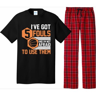 Basketball Player 5 Fouls - Funny Basketball Pajama Set