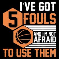 Basketball Player 5 Fouls - Funny Basketball Cooling Performance Long Sleeve Crew