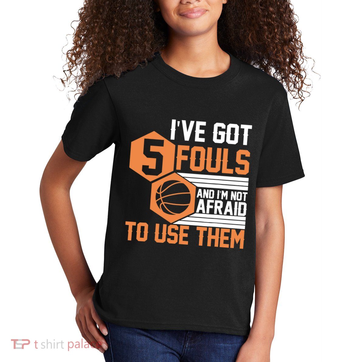 Basketball Player 5 Fouls - Funny Basketball Kids T-Shirt