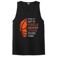 Basketball Player 5 Fouls Hoops Baller Basketball Funny PosiCharge Competitor Tank