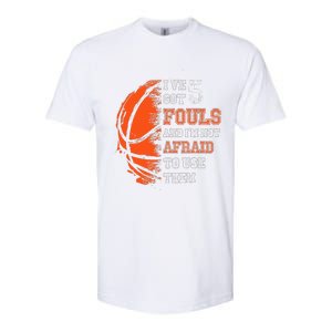 Basketball Player 5 Fouls Hoops Baller Basketball Funny Softstyle CVC T-Shirt