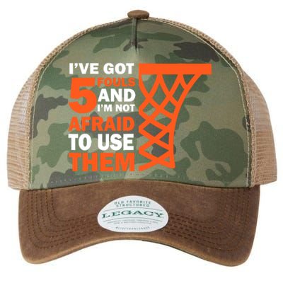 Basketball Player 5 Fouls - Hoops Baller Basketball Legacy Tie Dye Trucker Hat