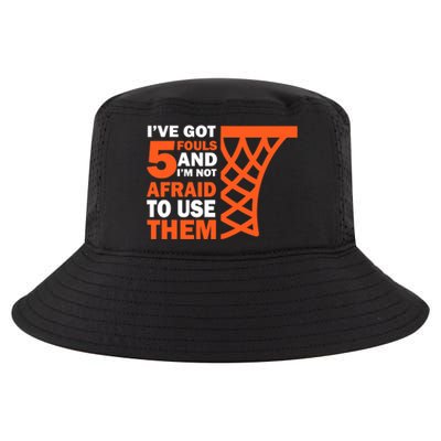 Basketball Player 5 Fouls - Hoops Baller Basketball Cool Comfort Performance Bucket Hat