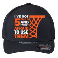 Basketball Player 5 Fouls - Hoops Baller Basketball Flexfit Unipanel Trucker Cap