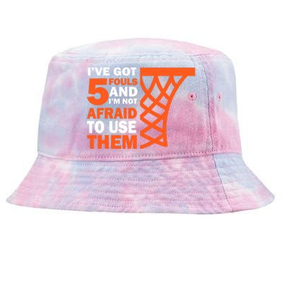 Basketball Player 5 Fouls - Hoops Baller Basketball Tie-Dyed Bucket Hat