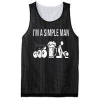 Billiard Pool 8ball Cue Billard Im A Simple Man Mesh Reversible Basketball Jersey Tank