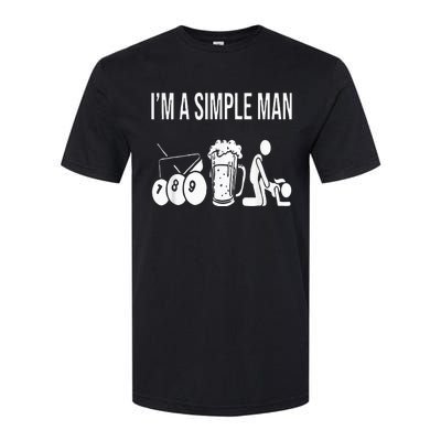 Billiard Pool 8ball Cue Billard Im A Simple Man Softstyle CVC T-Shirt