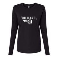 Billiards Pool 8 Ball Billiards Dad Gift For Father’s Day Womens Cotton Relaxed Long Sleeve T-Shirt