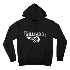 Billiards Pool 8 Ball Billiards Dad Gift For Father’s Day Hoodie