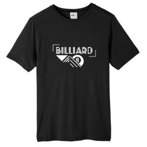 Billiards Pool 8 Ball Billiards Dad Gift For Father’s Day Tall Fusion ChromaSoft Performance T-Shirt