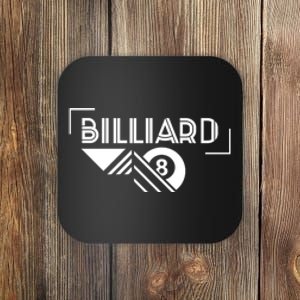 Billiards Pool 8 Ball Billiards Dad Gift For Father’s Day Coaster