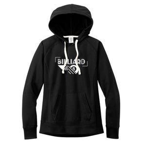 Billiards Pool 8 Ball Billiards Dad Gift For Father’s Day Women's Fleece Hoodie