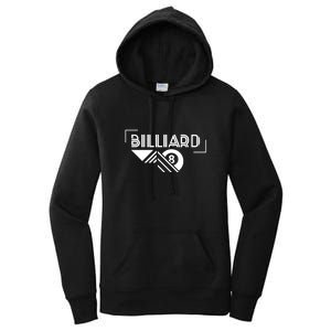 Billiards Pool 8 Ball Billiards Dad Gift For Father’s Day Women's Pullover Hoodie