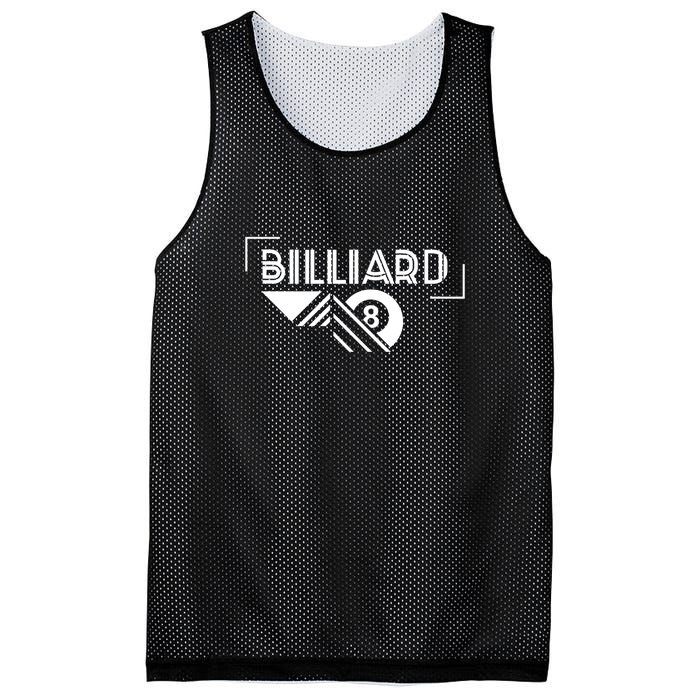 Billiards Pool 8 Ball Billiards Dad Gift For Father’s Day Mesh Reversible Basketball Jersey Tank