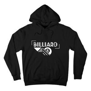 Billiards Pool 8 Ball Billiards Dad Gift For Father’s Day Tall Hoodie