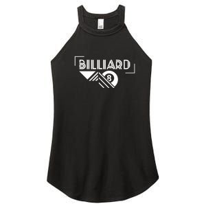 Billiards Pool 8 Ball Billiards Dad Gift For Father’s Day Women's Perfect Tri Rocker Tank