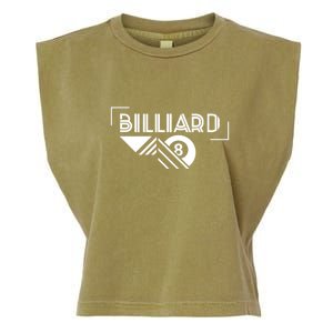 Billiards Pool 8 Ball Billiards Dad Gift For Father’s Day Garment-Dyed Women's Muscle Tee