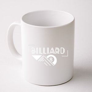 Billiards Pool 8 Ball Billiards Dad Gift For Father’s Day Coffee Mug