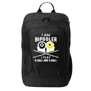 Bipooler Play 8 Ball And 9 Ball Pool Player City Backpack