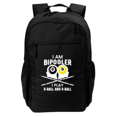 Bipooler Play 8 Ball And 9 Ball Pool Player Daily Commute Backpack