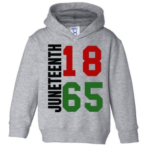 Black Proud African American For Junenth Toddler Hoodie