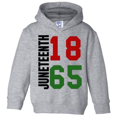 Black Proud African American For Junenth Toddler Hoodie