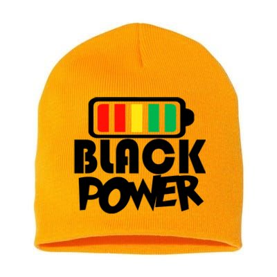 Black Power Afro American Melanin Black Lives Matter Cute Gift Short Acrylic Beanie