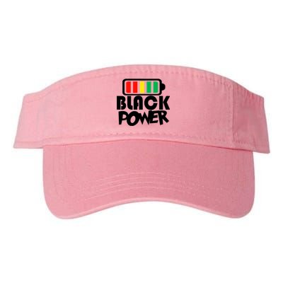 Black Power Afro American Melanin Black Lives Matter Cute Gift Valucap Bio-Washed Visor