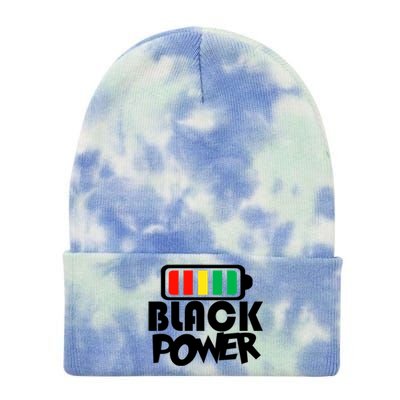 Black Power Afro American Melanin Black Lives Matter Cute Gift Tie Dye 12in Knit Beanie