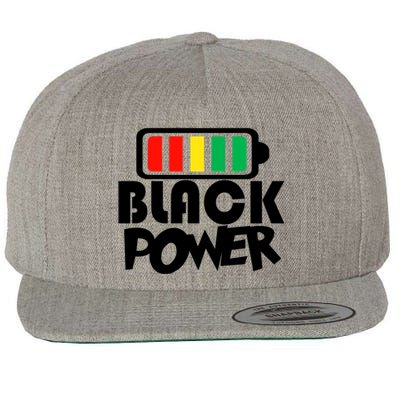 Black Power Afro American Melanin Black Lives Matter Cute Gift Wool Snapback Cap