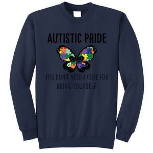 Butterfly Puzzle Autistic Pride Autism Awareness Acceptance Great Gift Sweatshirt