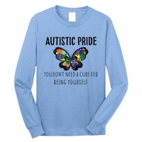 Butterfly Puzzle Autistic Pride Autism Awareness Acceptance Great Gift Long Sleeve Shirt