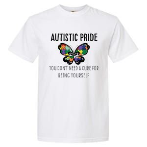 Butterfly Puzzle Autistic Pride Autism Awareness Acceptance Great Gift Garment-Dyed Heavyweight T-Shirt