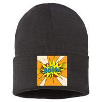 Boom Pop Art Sustainable Knit Beanie