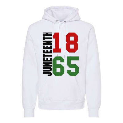 Black Proud African American for Juneteenth Premium Hoodie