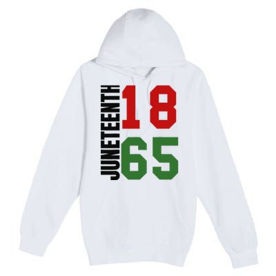 Black Proud African American for Juneteenth Premium Pullover Hoodie