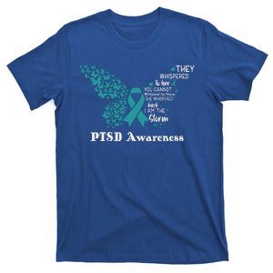 Butterfly PTSD Awareness I Am The Storm PTSD T-Shirt